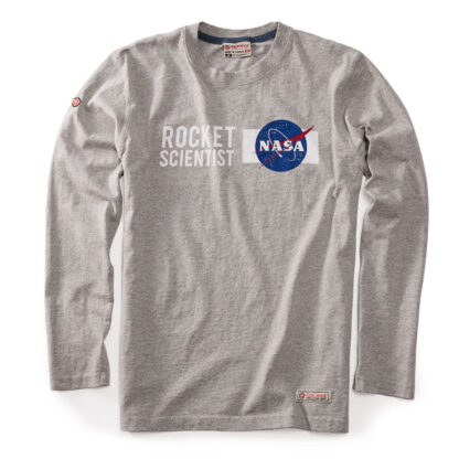 red nasa long sleeve shirt