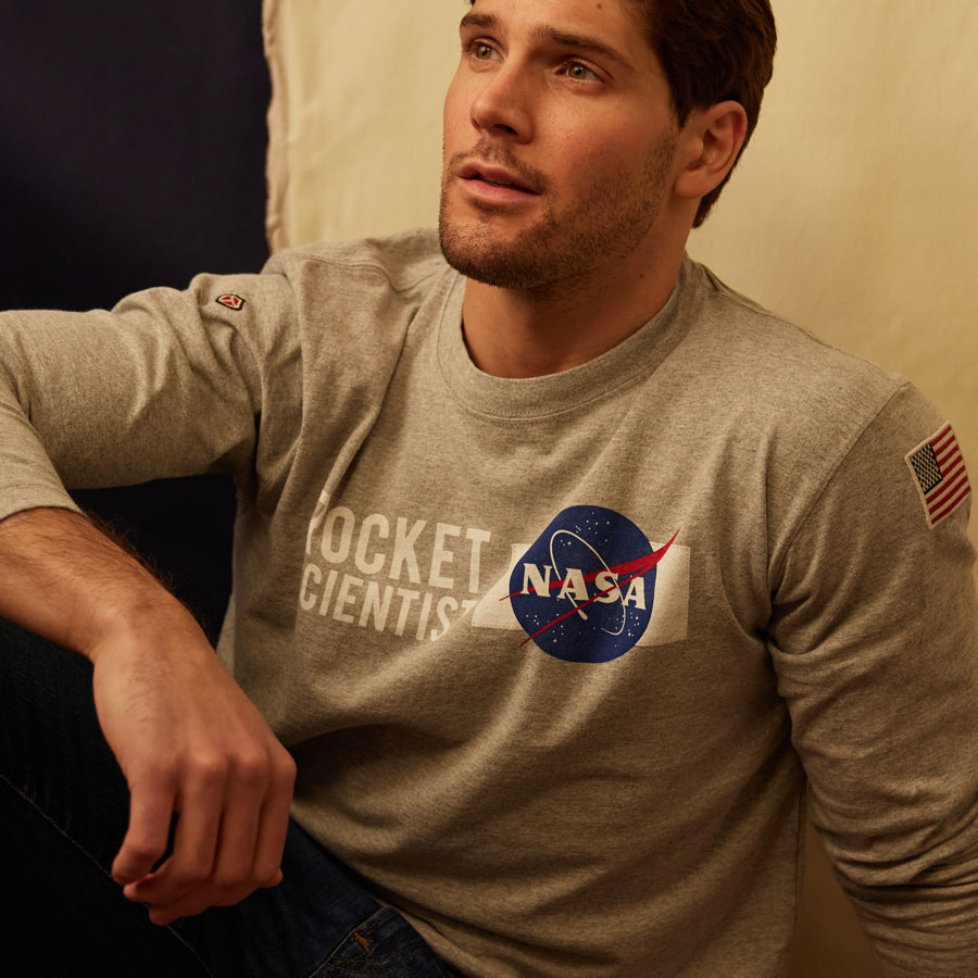 NASA One Giant Leap Long Sleeve T-Shirt main image 1