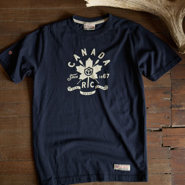 Heritage T-Shirt, Navy | Red Canoe | Official Site